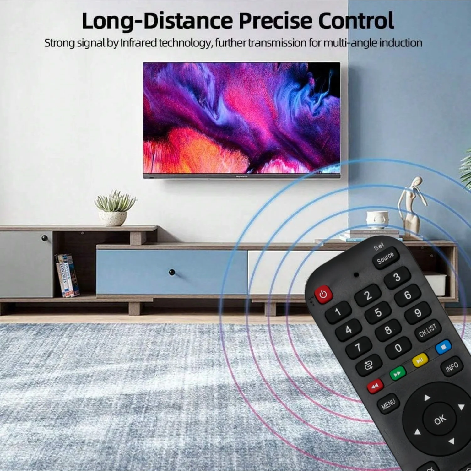 New Universal Remote Control RM-L1298 For Many Model TVs
