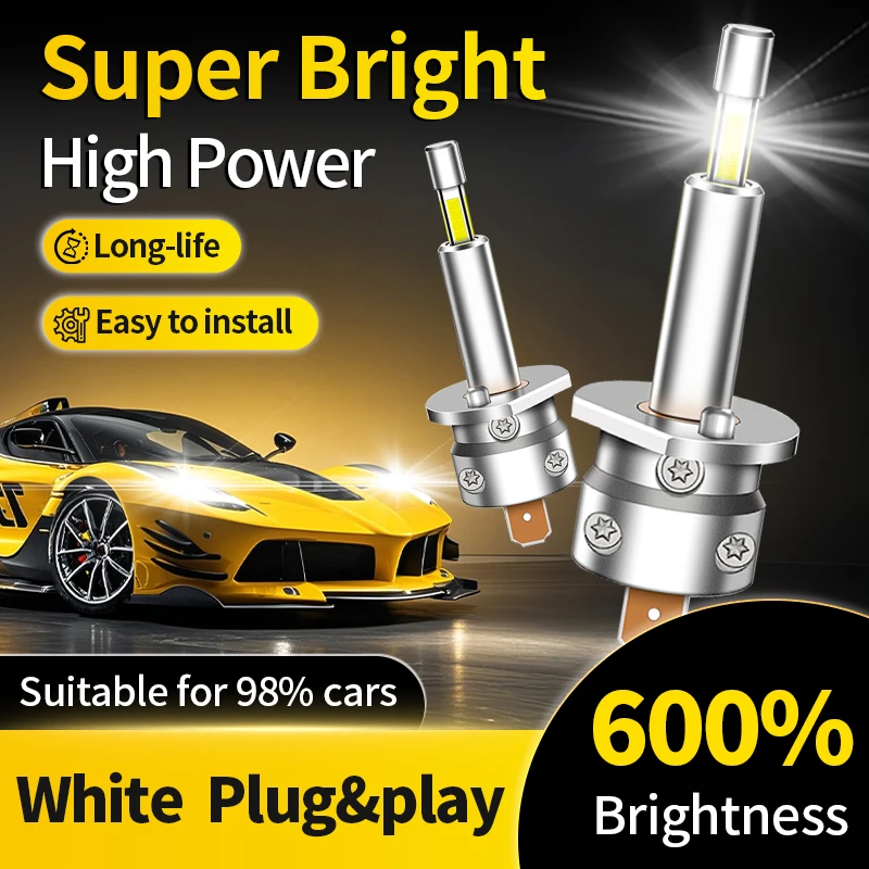 2PCS H1 Led Headlig… - image