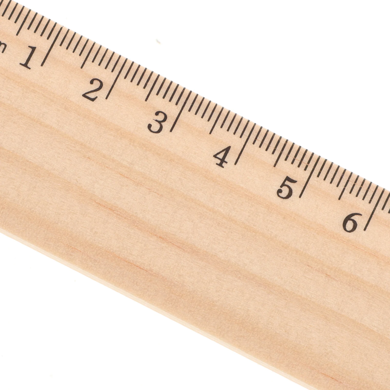 Wooden Ruler Straight Edges Rulers Aesthetic Learning Drawing Woodworking Metric for Office
