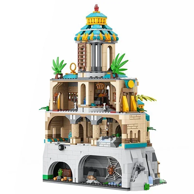 Berühmte Street View Modell Moc Gebäude Ziegel Die Verloren Tempel Technologie Modulare Blöcke Geschenke Weihnachten Spielzeug DIY Sets Montage