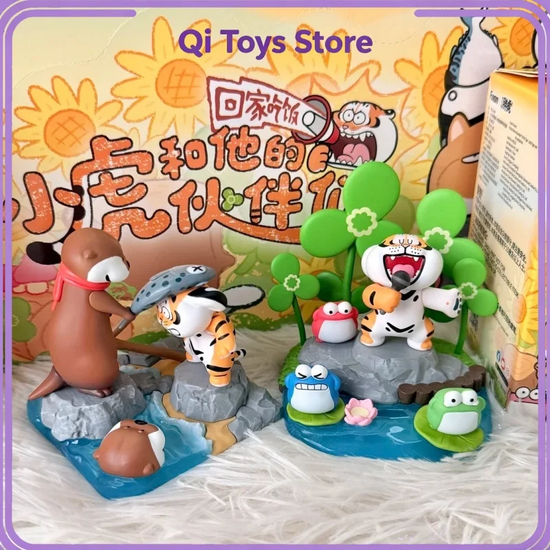 

I'M Not Fat Tiger Blind Box Little Tiger And His Friends Series Mystery Box Toys Cute Tiger Collect Ornaments Doll Birthday Gift