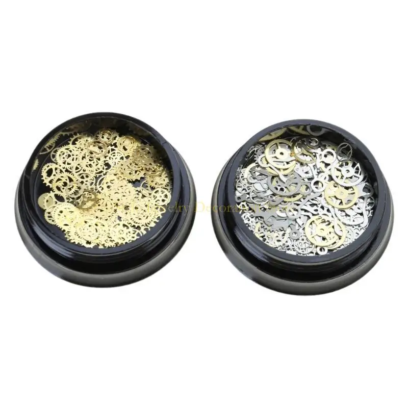 D46E Multiple Kinds Mixed Steampunk Charm for DIY Crafting Jewelry Embellishments Cogs Gear Clock Accessories for Craft Lover