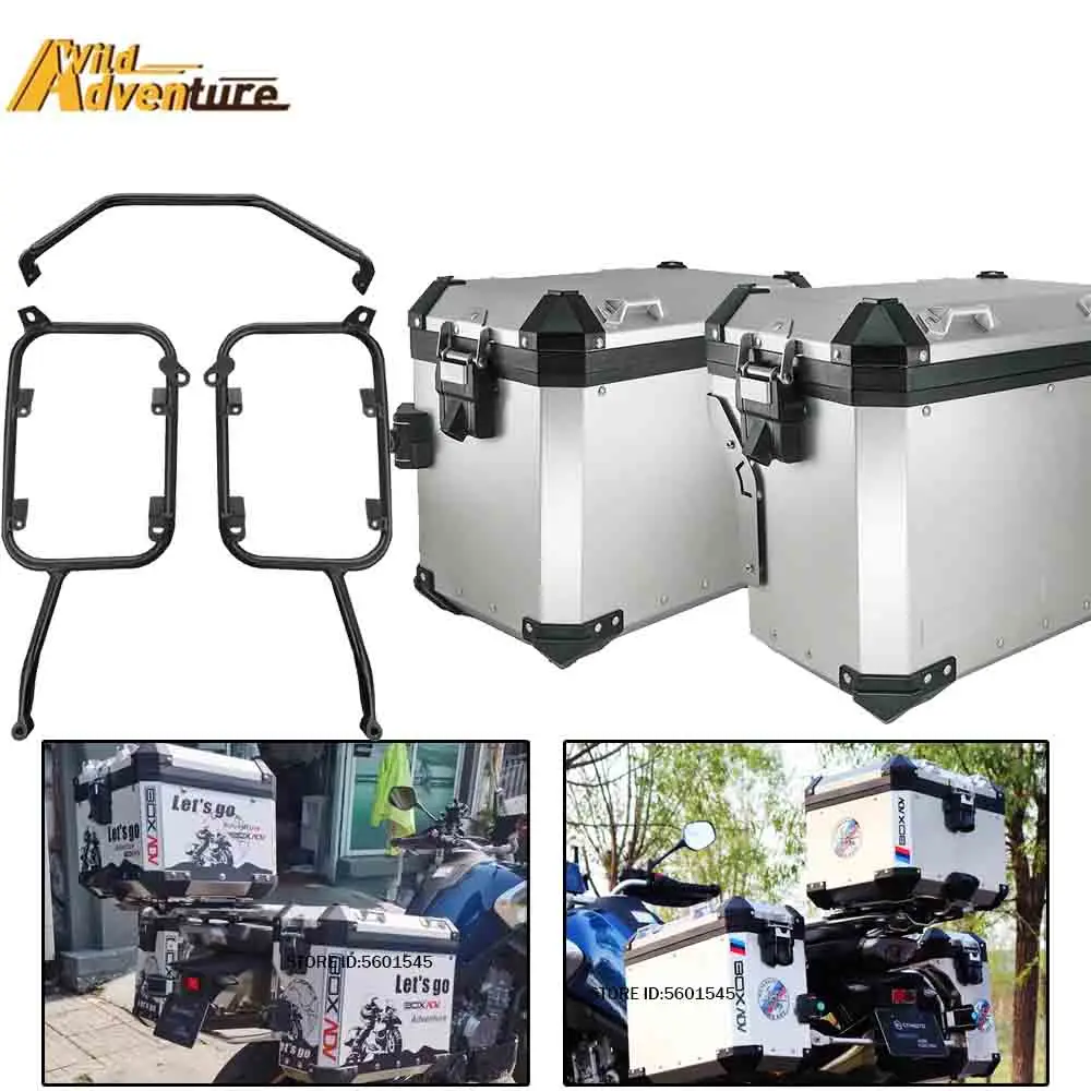 For CFMOTO 800 MT Sport 2021 2022  800MT Motorcycle Top Case Pannier Aluminum Box Stainless Steel Luggage Rack Saddlebag Bracket