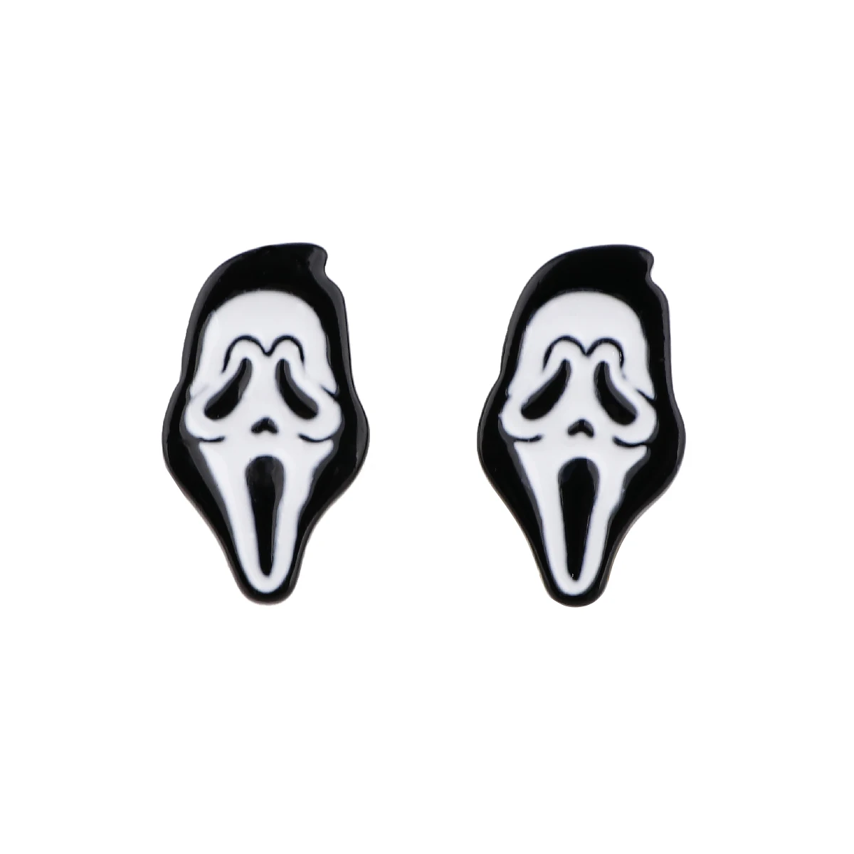 Halloween Horror Theme Earrings Ghost Stainless Steel Piercing Earrings for Girls Women Cosplay Jewelry Accessories Gifts