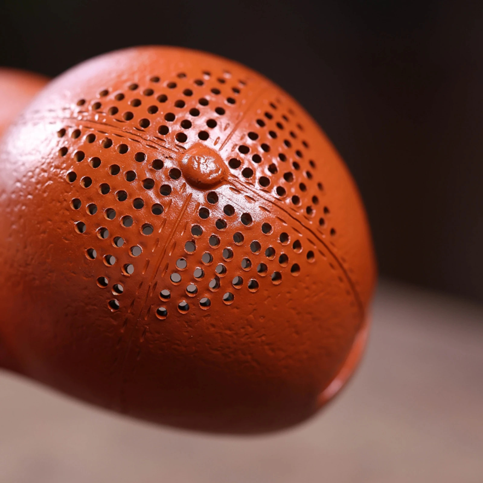 Baseball Cap Tea Strainer Perforated Yixing Tea Strainer Kitchenware Handmade Heat Resistant
