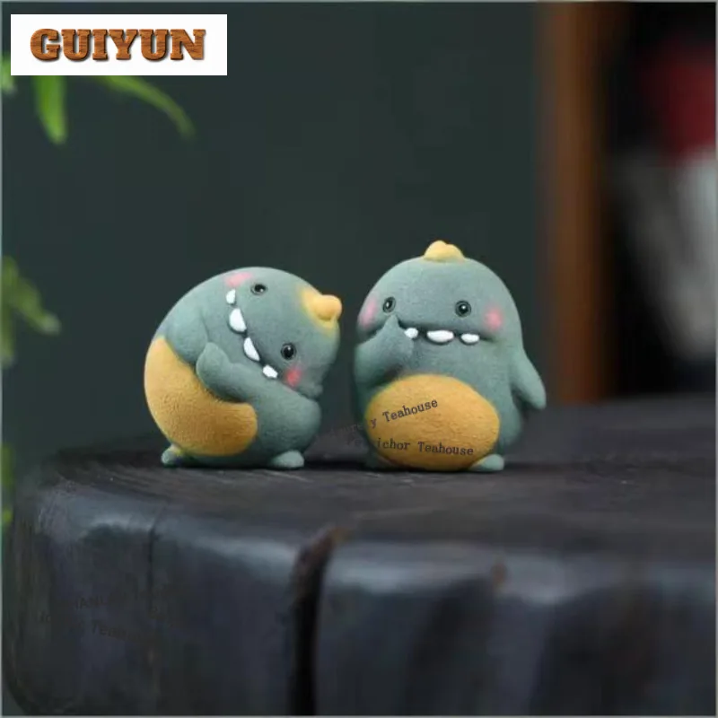 

Исин Фиолетовый Глина Зеленый Дракон Чай Домашнее Питомец Элегантная Счастливая Модель Чайная Фигурка Игрушки Чайная Статуя Украшения Можно Поднимать Принадлежности