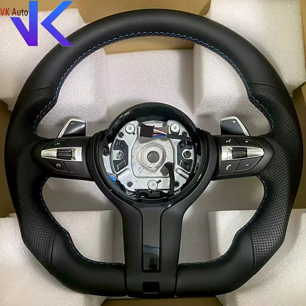 

Широкие весла для BMW F30 F10 M3 M5 F23 F25, кожаный многофункциональный руль с подогревом в сборе