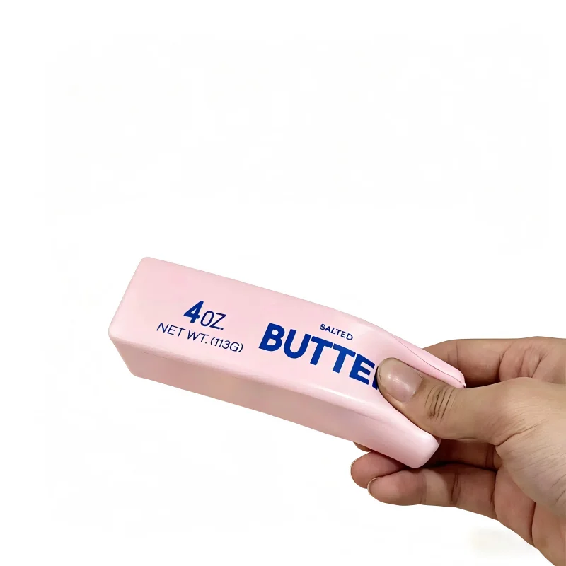 Weiches Silikon-Lebensmittel-Squishy-Spielzeug, Butter-Schokoladenblock, langsam rückfederndes Quetschspielzeug, Angstlinderung, sensorisches Fidget-Spielzeug für Erwachsene, Geschenk