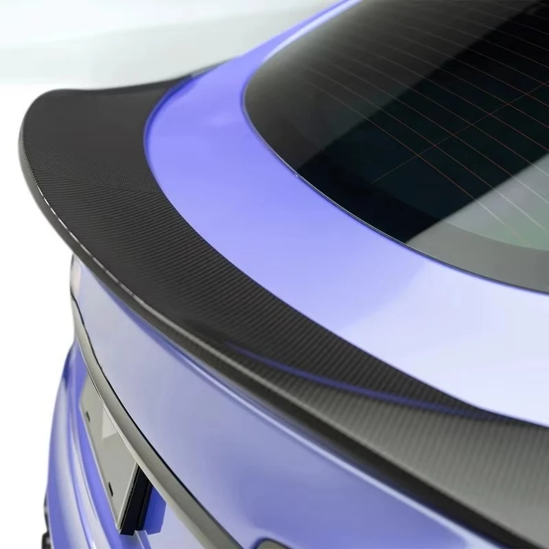 Carbon Fiber Rear Trunk Spoiler Boot Lip Wing Autoclave Process Glossy/Matte Finish Non-Destructive Installation for