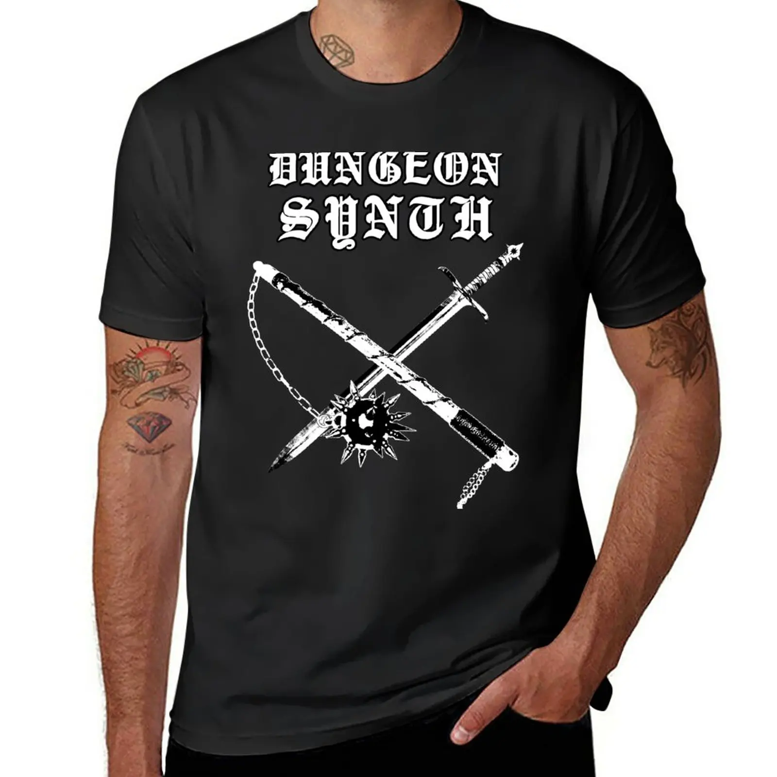 

Dungeon Synth T-Shirt vintage clothes sports fans aesthetic clothes Short sleeve tee men