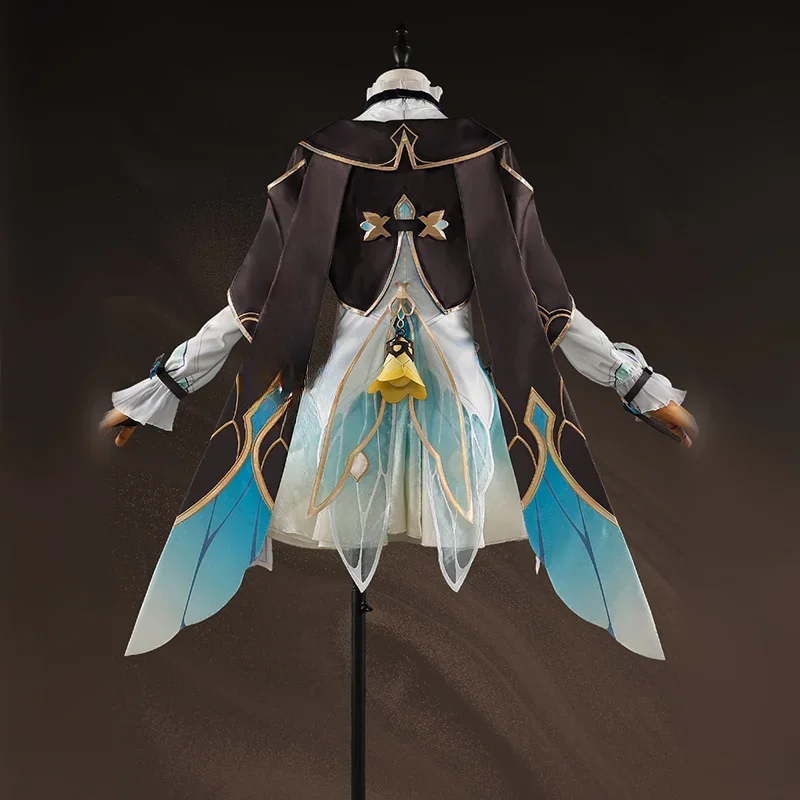 هونكاي ستار السكك الحديدية اليراع تأثيري فستان مُصمم حسب الطلب شعر مستعار موحد جوارب طويلة أغطية الرأس حلقة حفلة الهالوين النساء إكسسوارات فتيات