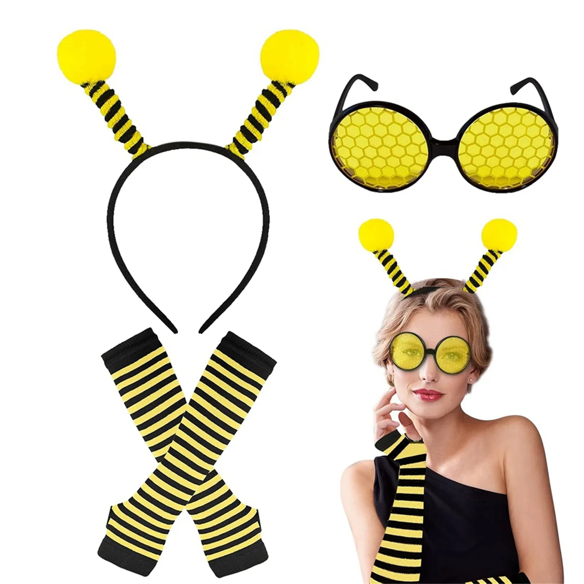 1Set Costume Accessories for Women Halloween Honey Bee Costumes Cosplay Performance