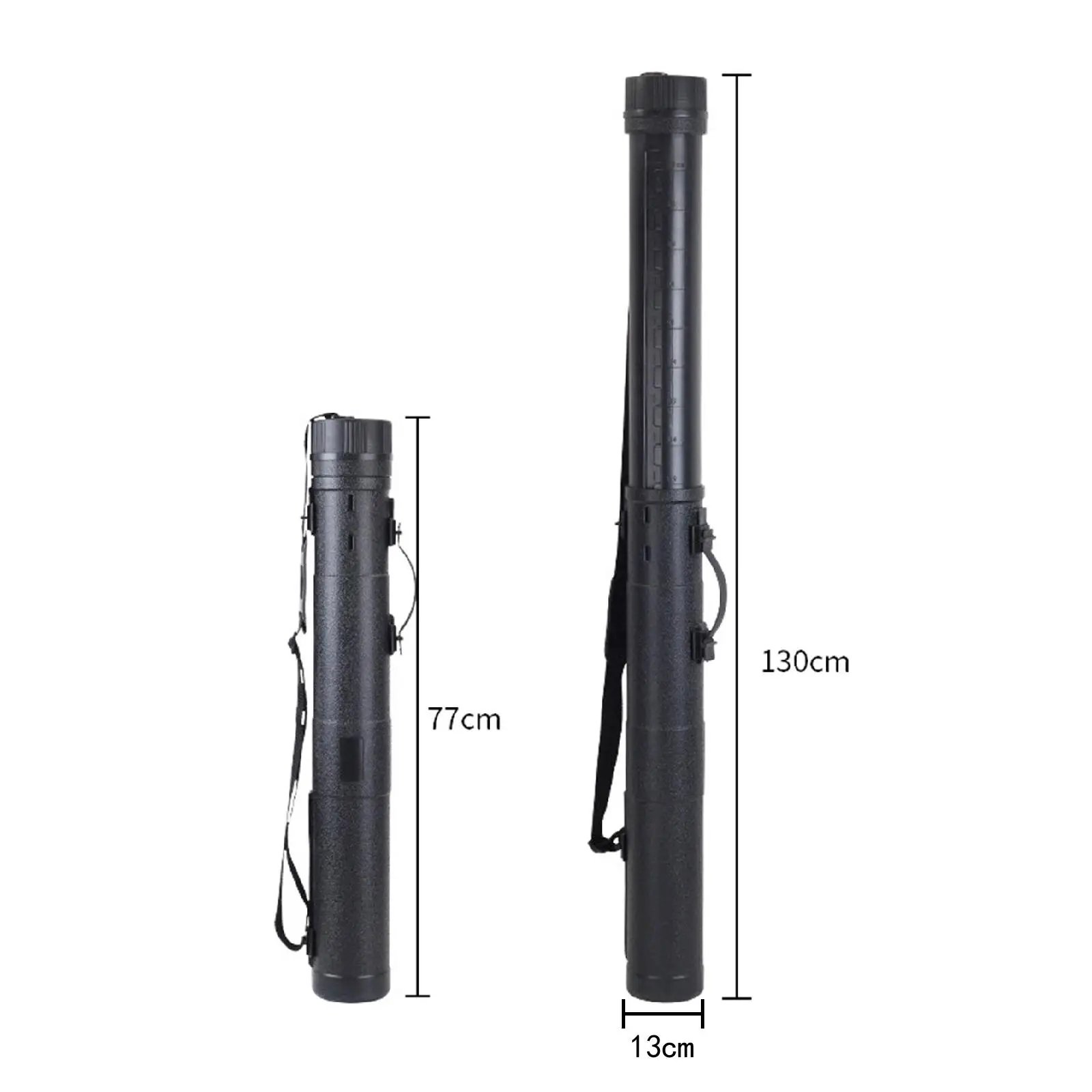 Tube d'Affiche Extensible, Support de Stockage de Documents, avec Sangle Réglable, pour la Proximité