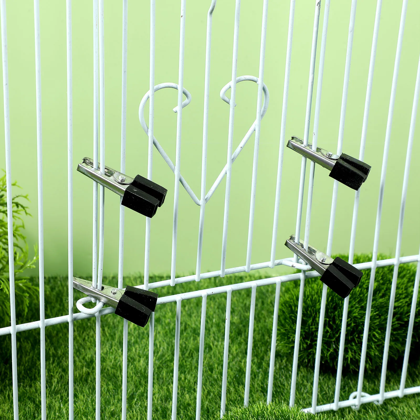 

20pcs Bird Clips Parrot Cage Accessories Safety Door Locks Pet Cage Toys Lightweight Compact Design Easy Apply