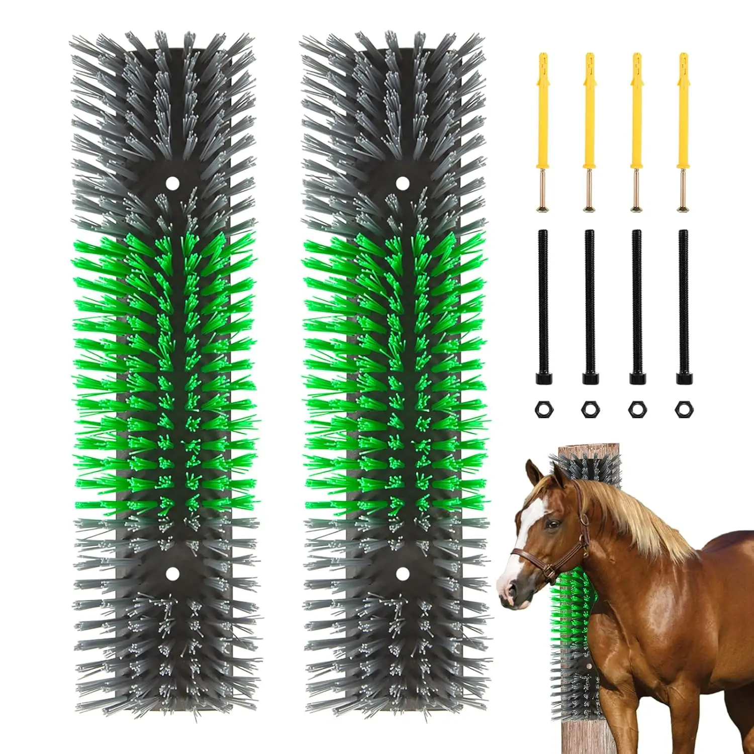 

Livestock Scratch Brush for Cattle, Horses, Goats, Cow, Durable Scratching Brush, Massage Grooming
