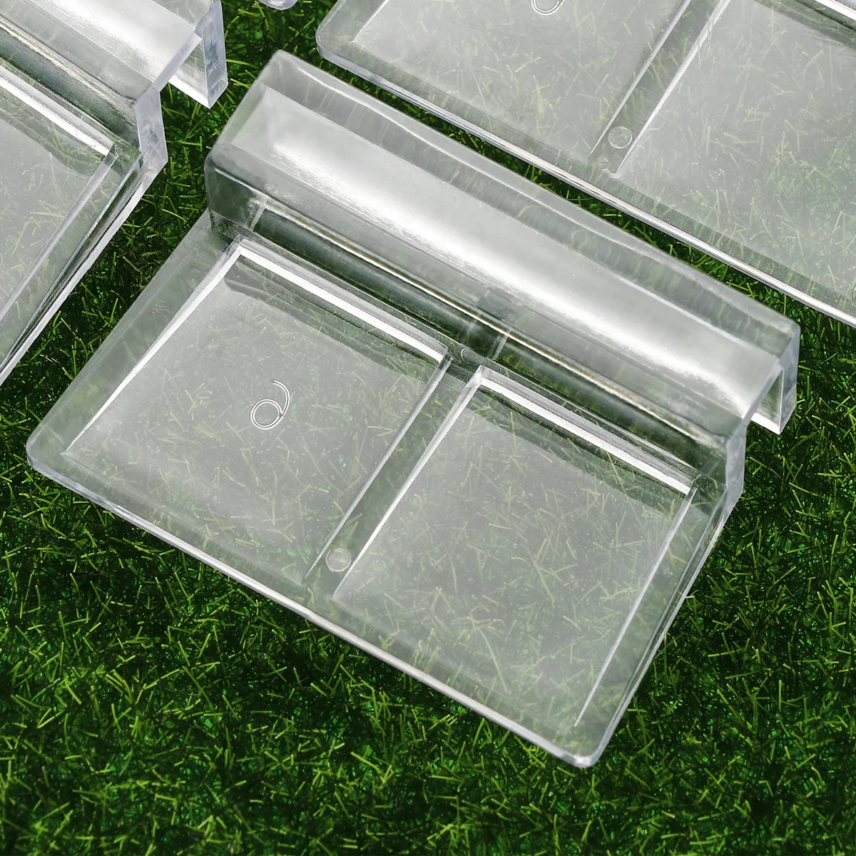 

POPETPOP 6Pcs Transparent Aquarium Stands Fish Tank Glass Clip Acrylic Lid Holder Support 6mm Fish Tank Accessories