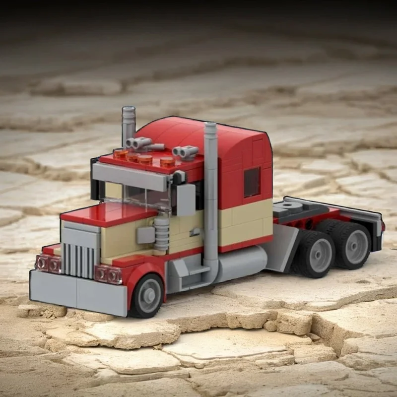 371ピース-moc-クリエイティブモデル-ケンワース-w900-カスタム-ビルディングブロック-diy-アイデア-組み立て-ディスプレイ-ギフト-コレクタブル-デコレーション-ホームデコレーションセット