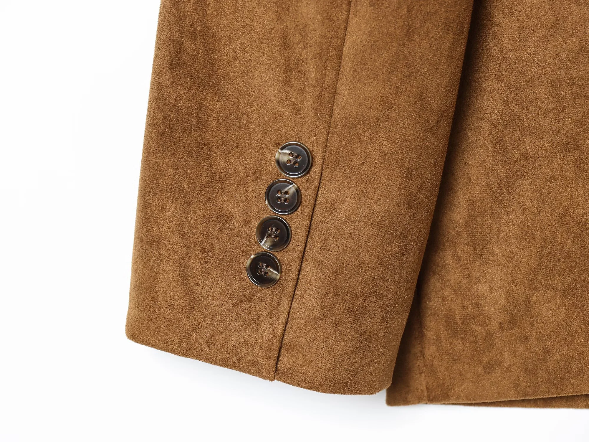 2025 Winter New Women's Casual Fashion Simple Loose Versatile Commuter Long Sleeve Slimming Suede Suit Jacket