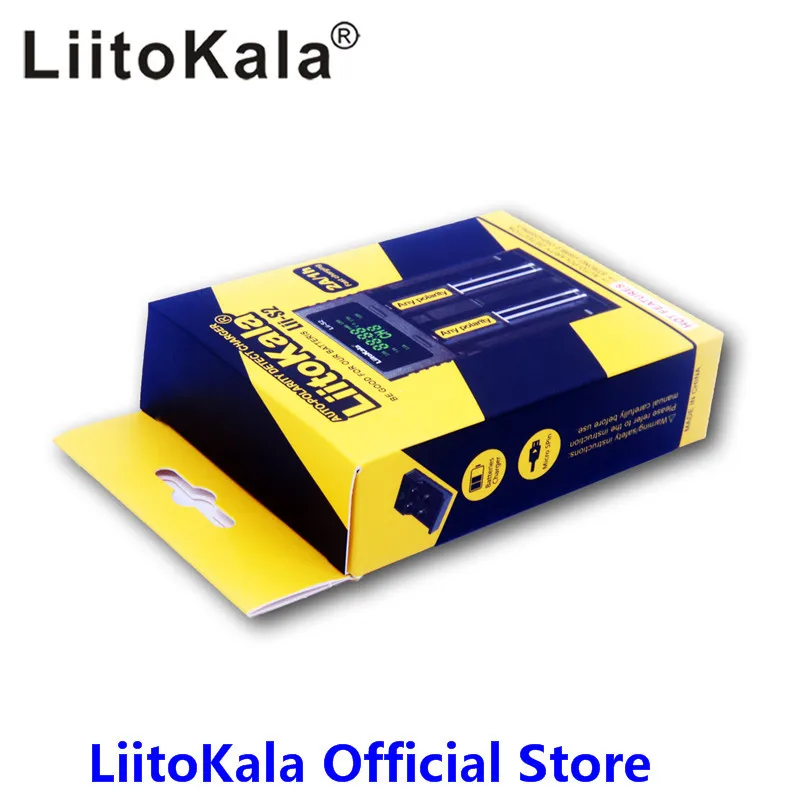 Ładowarka LiitoKala Lii-S2 18650 do akumulatorów 18650 26650 21700 16340 CR123A 18350 AA AAA