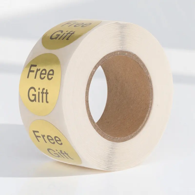 

500Pcs Customer Appreciation Stickers Free Gift Label Adhesive Sticker for Small Business Gift Packaging and Supermarket Use