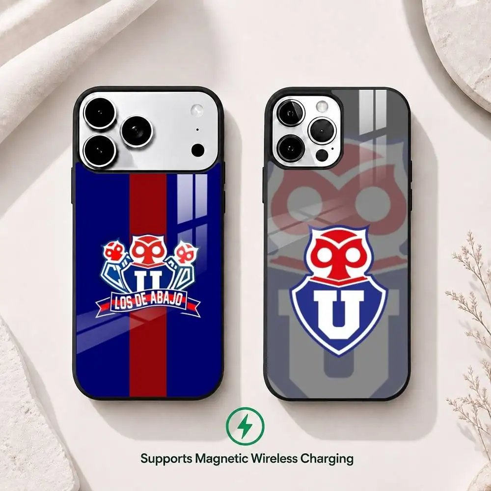 

Club Universidad de Chile gift Phone Case For iPhone17,16,15,14,13,12,11 Plus,Pro Compatible with magnetic wireless charging