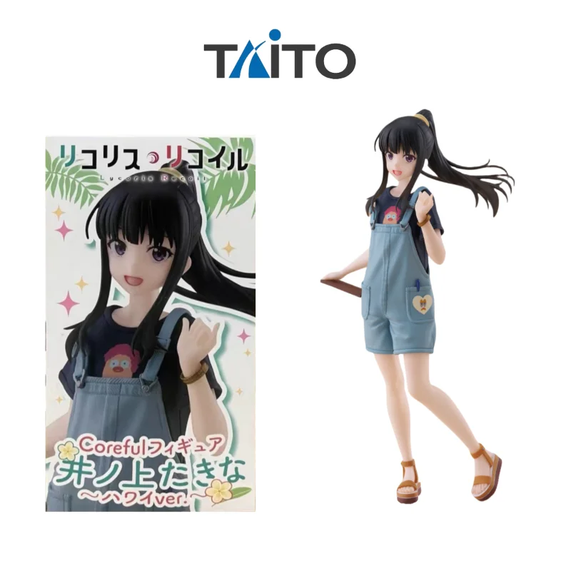 

В наличии оригинальная фигурка TAITO Coreful Lycoris Recoil Inoue Takina Hawaii аниме фигурка модель коллекция подарок на день рождения подарки