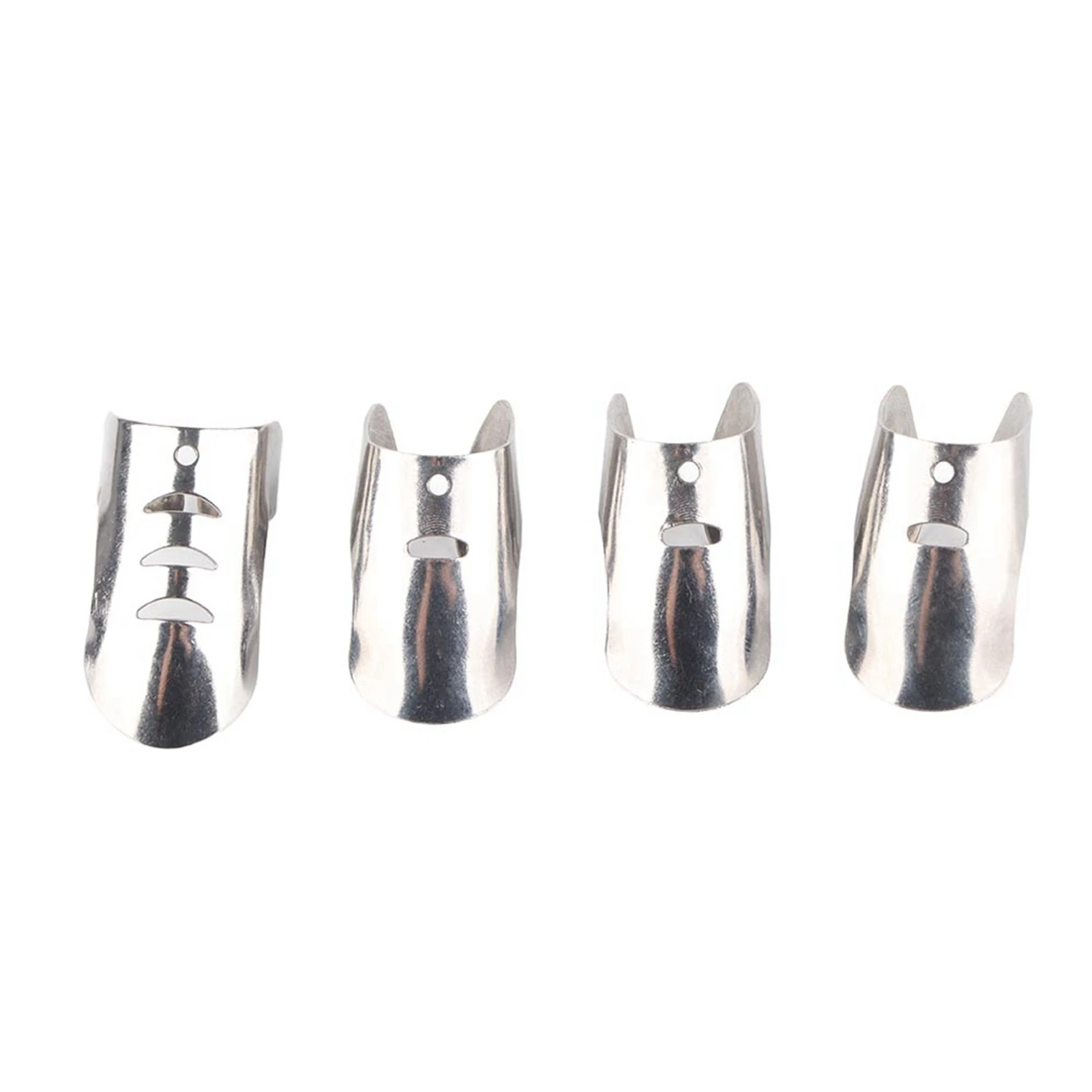4PCS Stainless Steel Finger Guard Protector Avoid Hurting for Cutting Slicing