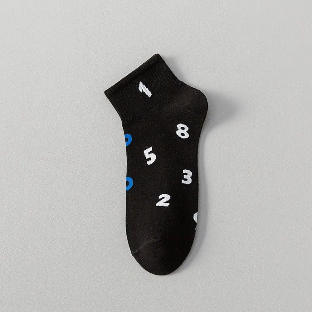

5Pairs Classic Cotton Men's Mid-calf Socks Non-slip Hosiery Men Tube Socks Breathable Simple Sports Ankle Sock Outdoor