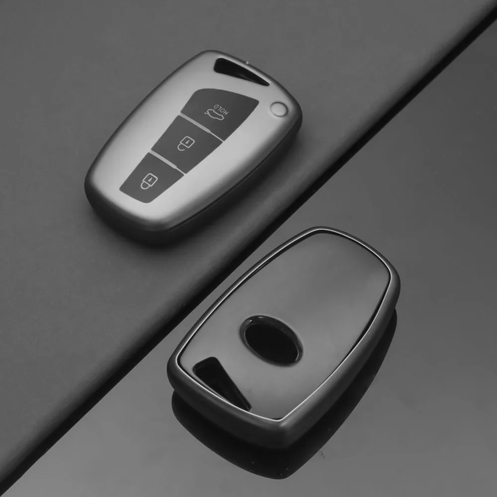 Neue Fernbedienung Schlüssel Fall Abdeckung Halter Fob Für Hyundai Grandeur HG Limousine Santa Fe 3DM Grand SantaFe 2018 IX45 EQUUS Azera Genesis G80 – Detail 6