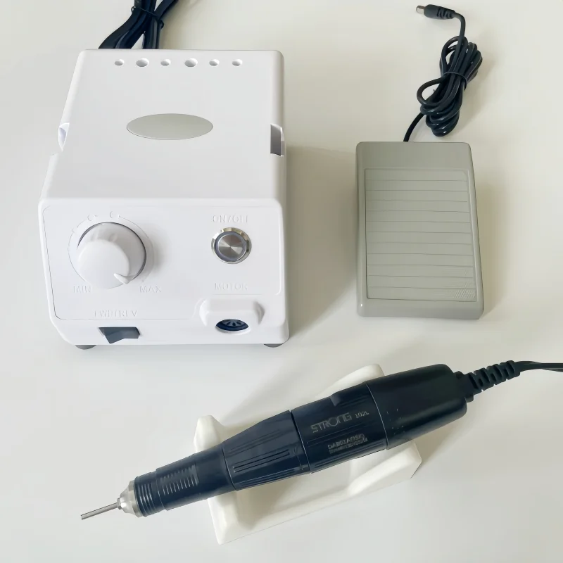 

Прочный профессиональный микромотор для ногтей, 35000 об/мин, SDE-H20N, электрическая дрель для ногтей с ручкой, новый маникюрный микромотор M4S