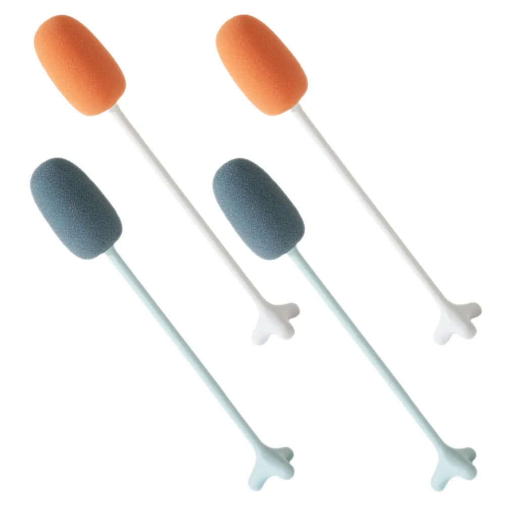 4Pcs Baby Bottle Brush Long Handle Sponge Cleaner Cup Washer Kitchen Cup Cleaning Brush for Tea Stain Residue Removal