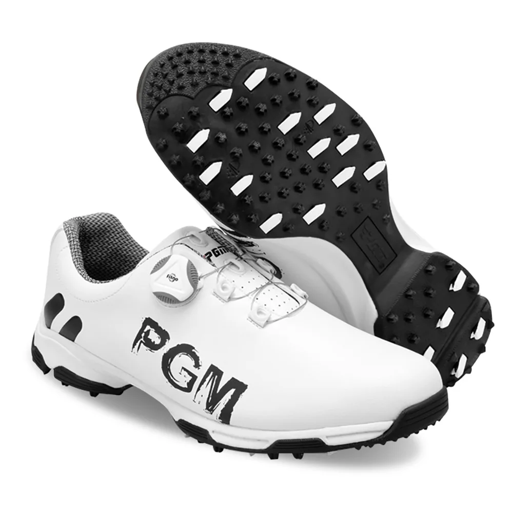 

PGM Golf Shoes for Men Waterproof Breathable Golf Shoes Male Rotating Shoelaces Sports Sneakers Non-slip Trainers XZ103 new