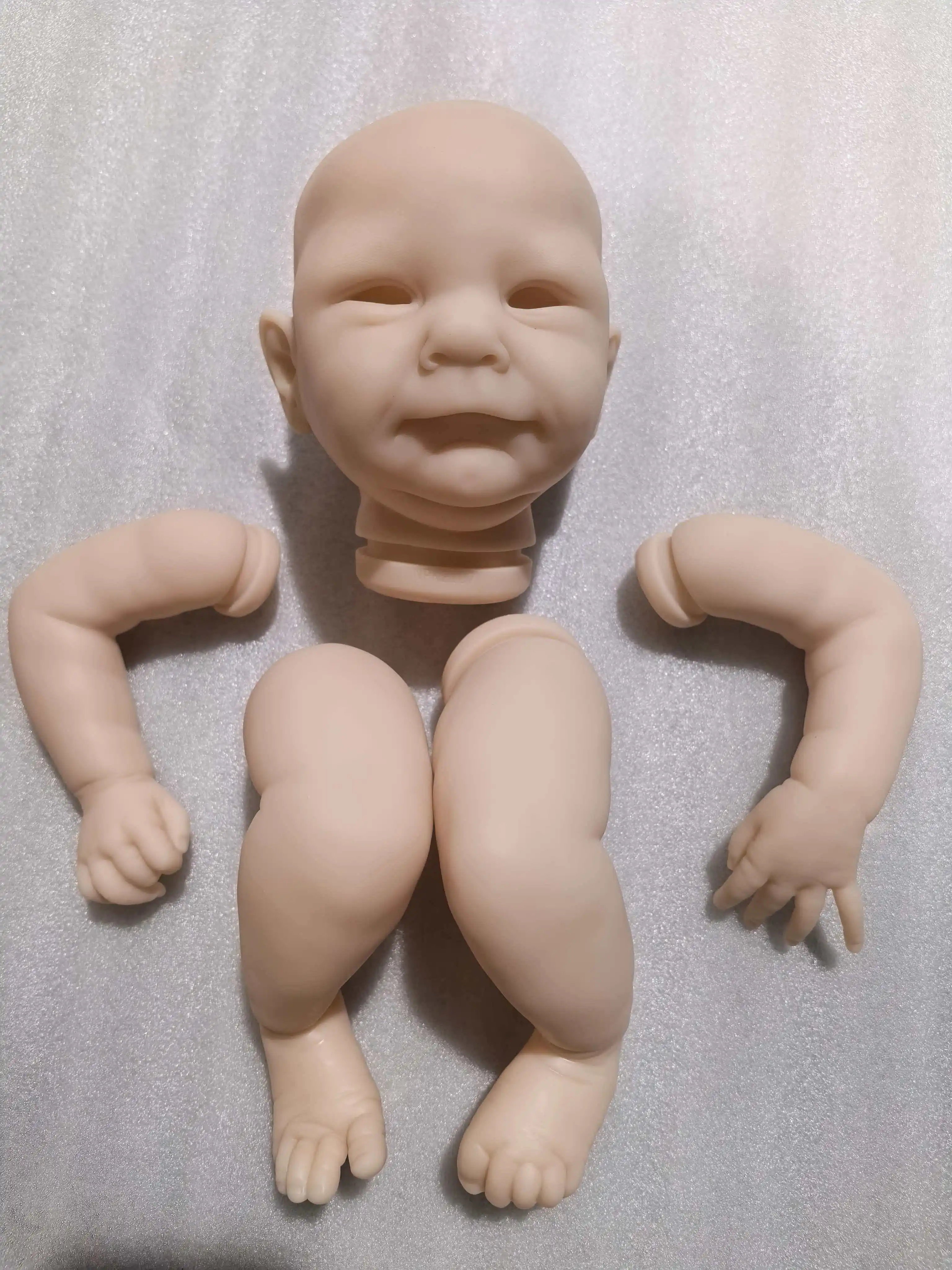 

Набор для куклы NPK Ava Reborn, 19 дюймов, лимитированная серия, мягкий на ощупь, свежий цвет, с сертификатом, винил