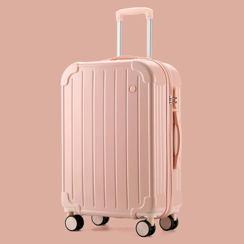 

Женский и мужской чемодан, прочный и долговечный, с поворотными колесами, кодовым замком, для путешествий и учебы.