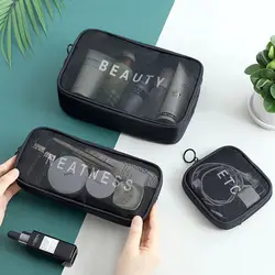 Per le donne custodia per il lavaggio portatile borsa da toilette borse Organizer da viaggio custodia per cosmetici borse per il trucco borse per la conservazione borse da bagno