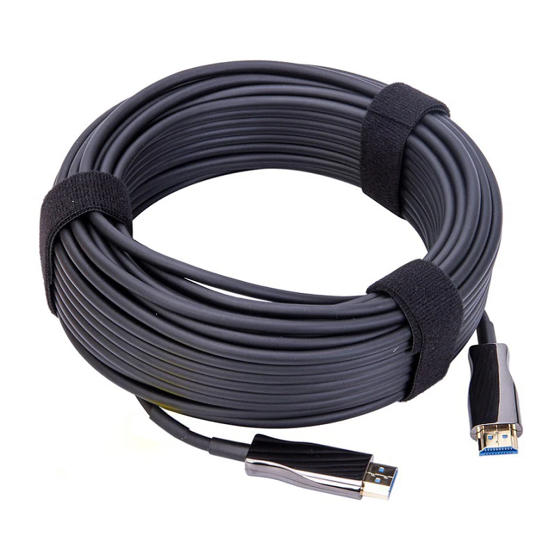 4k 60hz פעיל hdmi 2.0 סיבים אופטיים כבל 10 מ '20m 30m כבל סיב אופטי 10 מ' 20m 30m כבל סיב אופטי hdr hdcp2.2