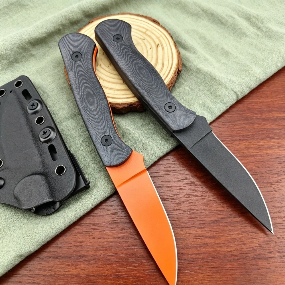 2 Colors Blackfoot 2.0 Straight Knife with K Sheath Lightweight Portable Camping Picnic Tools Outdoor Utility EDC Fishing Knives