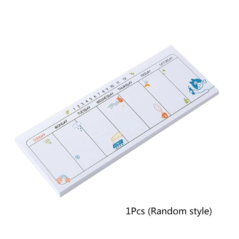 Kwaliteitsschema Notebook Weekplanning Pad Weekkalender Weekplanner