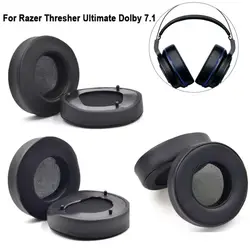 Comfortable Soft Sponge Earpads for Razer Thresher Ultimate Dolby 7.1 Headphones Accessories Earcups Cushion Replacements