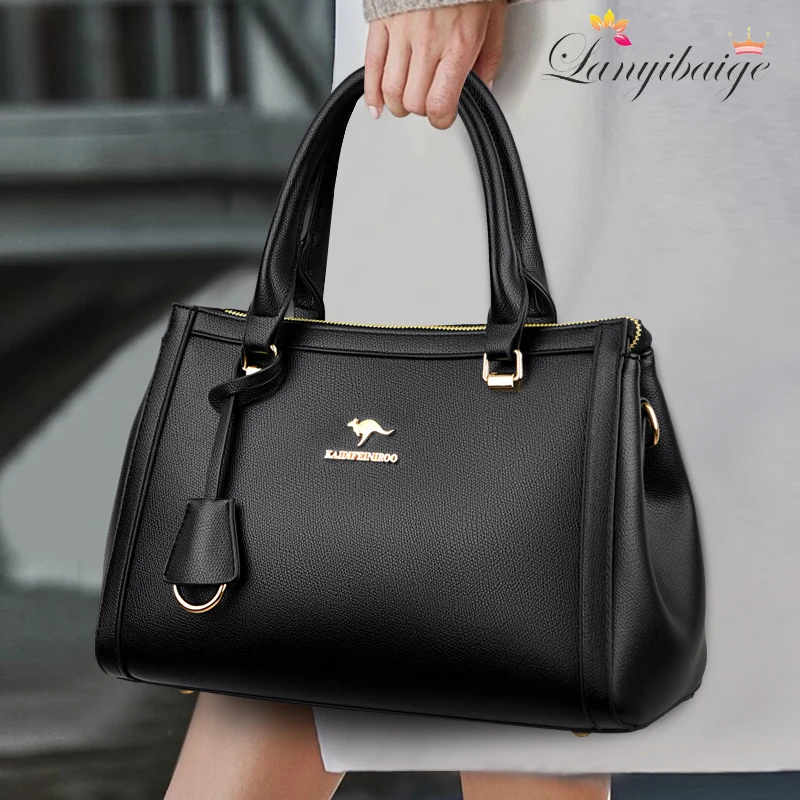 

Casual Tote Sac Luxury Handbag3 layers Large Capacity Handbag Brand Designer Large Capacity Shoulder Messenger Bag Sac A Main