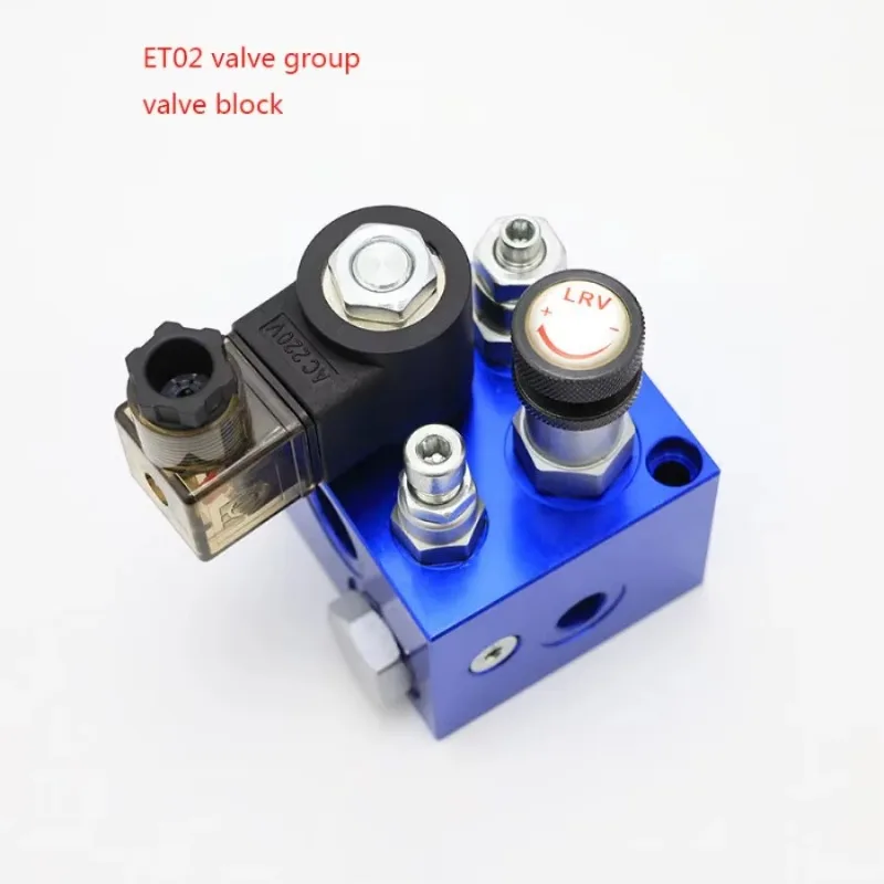 NEW Hydraulic Lifting Valve Block ET-02 Hydraulic Valve Group Support Valve Group Hydraulic Oil Circuit Block Plate 1PC