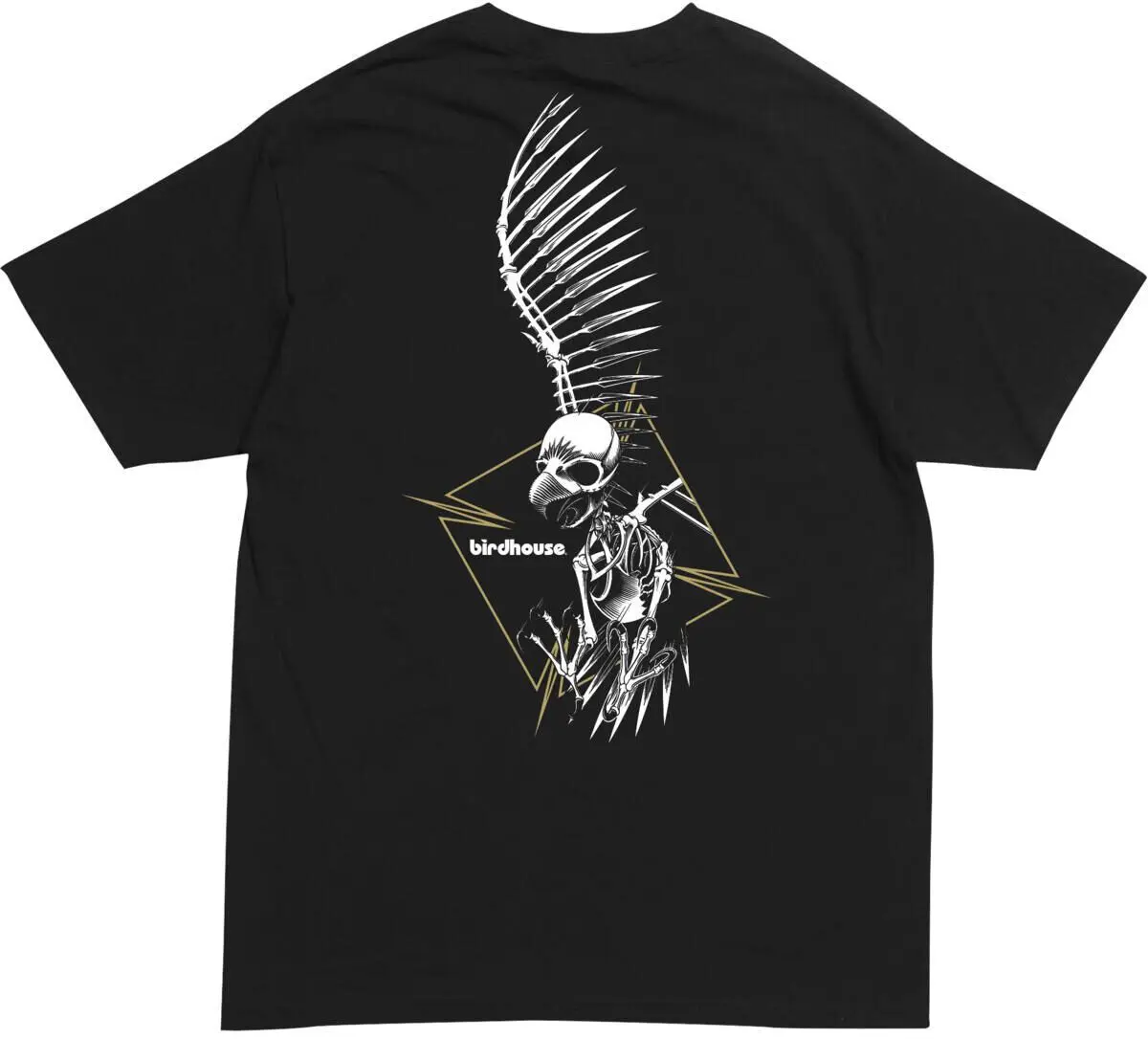 

Birdhouse Skateboards Shirt Tony Hawk Full Skull Black