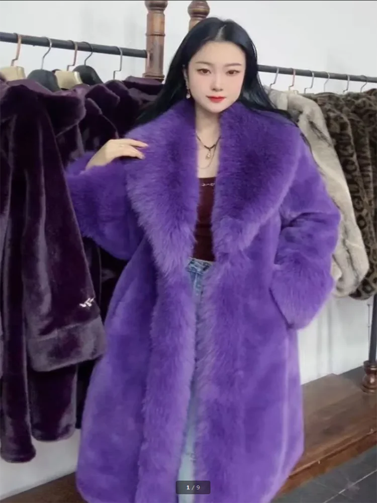 خريف 2026 شتاء جديد شيك الفراء القطن وسادة مبطنة سترة المرأة معطف موضة فضفاضة متوسطة طول سميكة الدافئة سترة #5