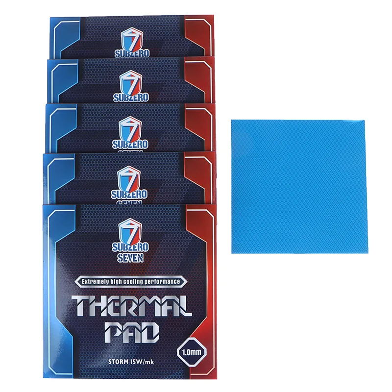 

Термопрокладка для ЦПУ/SSD, силиконовая термопаста, 15 Вт/мК, неэлектропроводящая, для видеокарт, водяного охлаждения, термомат