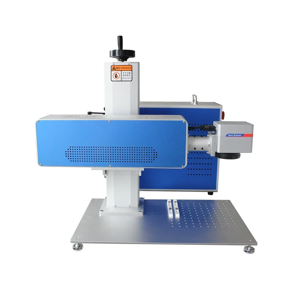 DAVI 60W CO2 Fiber Laser Marking Machine 40W Wood Engraver with Rotary Axis and Smoking Instrument for Non-Metal Material