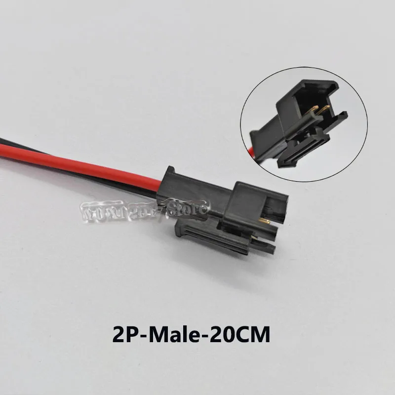 2/5/10PCS 2-6 Pin Docking Plug Wire 20cm Long Male And Female Connector Plug Terminals 2.54 Spacing
