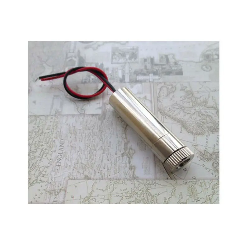 Industriële Verstelbare Focus 635nm 15Mw Oranje Rode Lijn Licht Laser Module