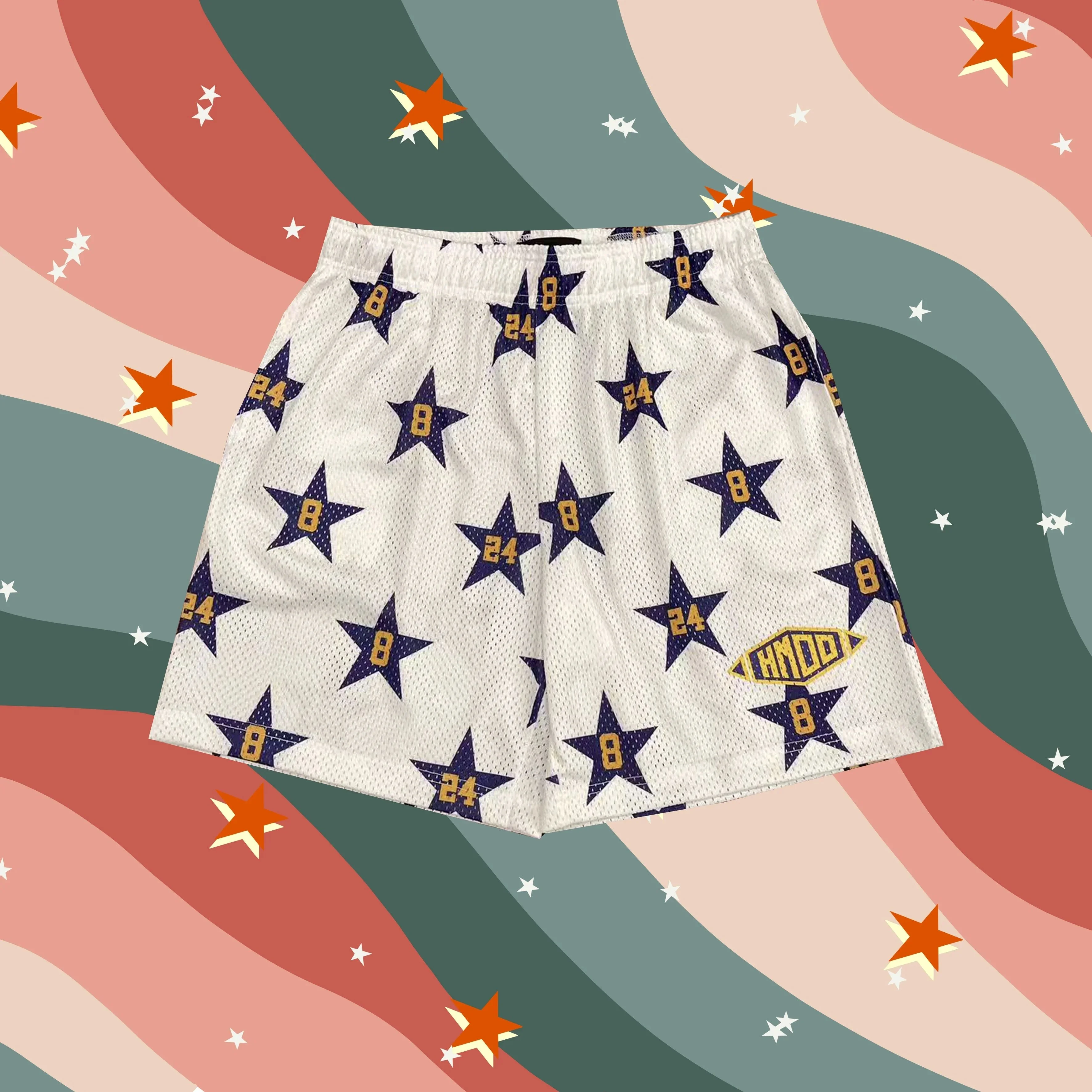 

Quick Dry Basketball Shorts for Men and Women, Los Angeles Fashion Trend, Luxury Shorts, Versatile and Breathable Street MOTO
