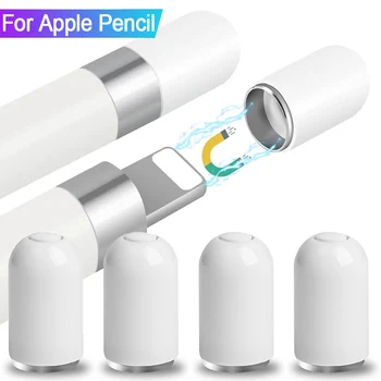 Magnetische reservekappen voor Apple Pencil 1 Stylus Pen Vervanging Cover voor iPad Pencil 1e generatie Touch Pencil Magneetdop