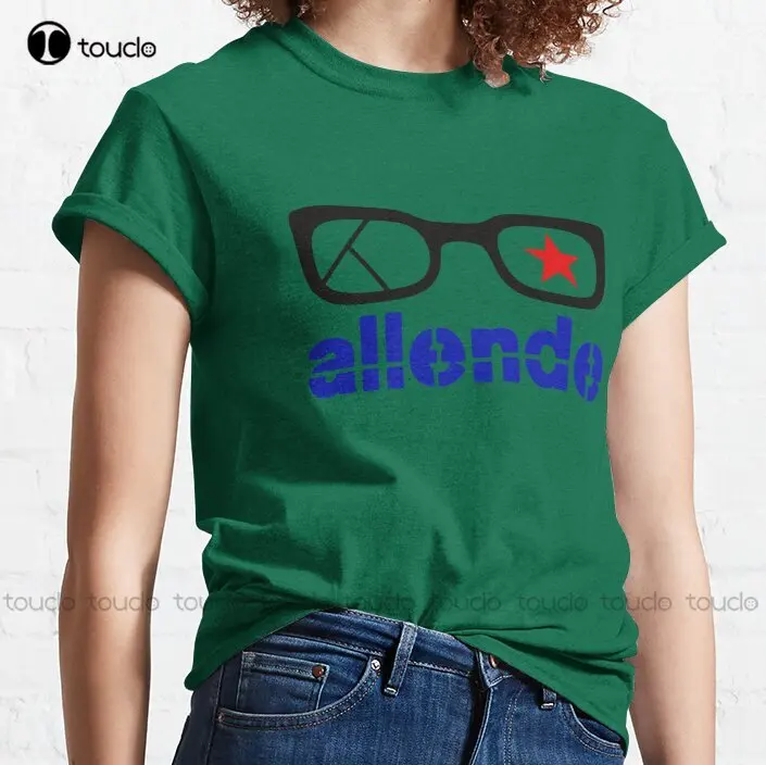 Marxist Salvador Allende Classic T-Shirt Hiking Shirt Custom Aldult Teen Unisex Digital Printing Tee Shirts Xs-5Xl Unisex Tshirt